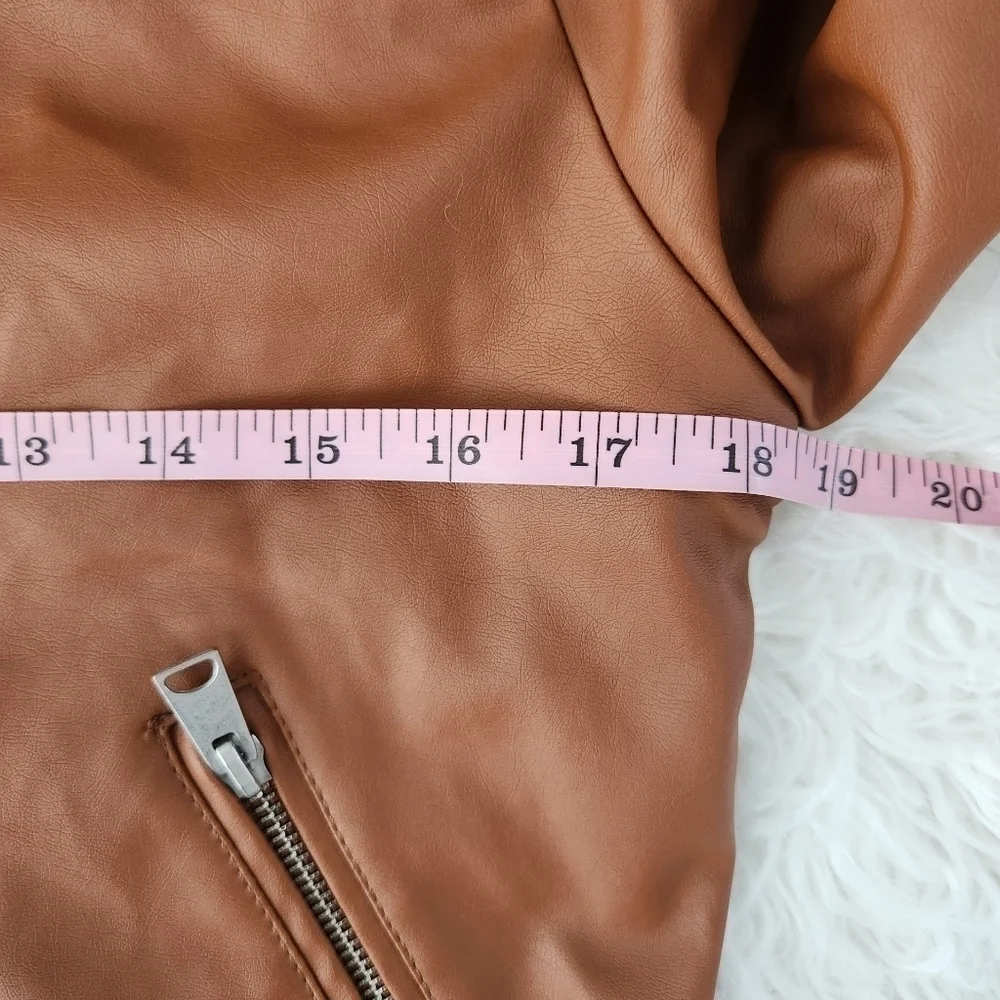 New Look Faux Leather Jacket. Size Medium. New without tags.